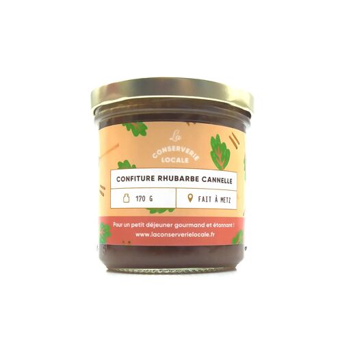 Confiture Rhubarbe Cannelle 170g