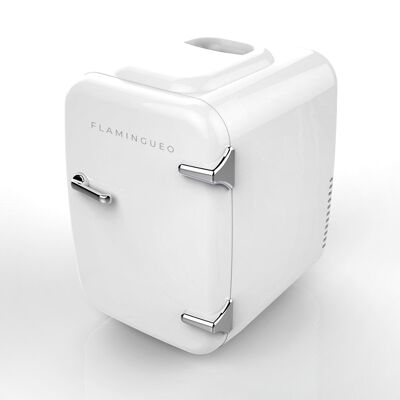 Réfrigérateur portable 4L pour cosmétiques avec fonction chaud et froid blanc