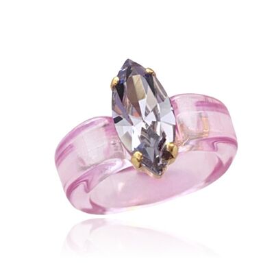 Bague Sucre - Lavande/Mauve