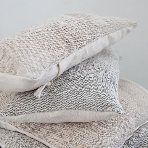 Cushion Cover | Herringbone | Sand-Beige | 50-50