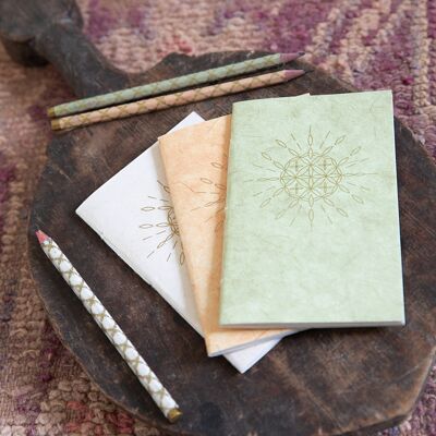 Notebook | with Golden Print | Pistachio