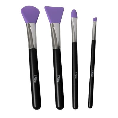 PACK OF 4 SILICONE REVOLUTION BRUSHES