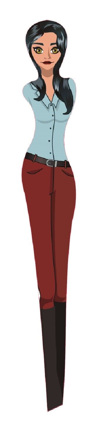 PINZE PER LA RASATURA DELLA RAGAZZA DEI CAPELLI NERI