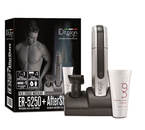 PACK BODY & FACIAL TRIMMER + AFTER SHAVE 50ML VIDA