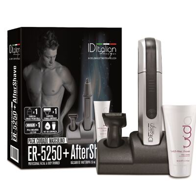 PACK BODY & FACIAL TRIMMER + AFTER SHAVE 50ML VIDA