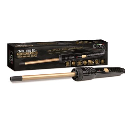 PROFESSIONAL CURLING IRON COMPACT CURLS 10MM