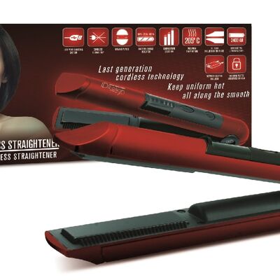 WIRELESS USB RECHARGEABLE HAIR STRAIGHTENER