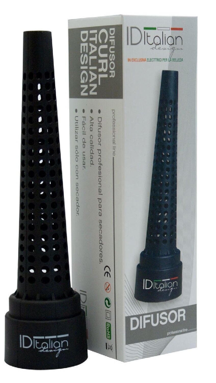 DIFFUSORE CURL DESIGN ITALIANO