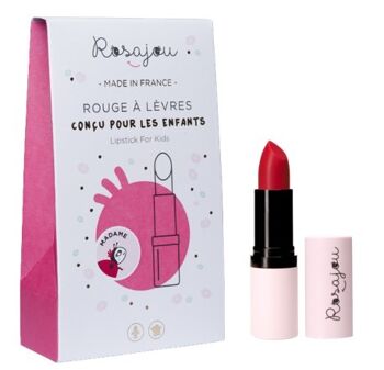 Rouge à lèvre pour enfant rouge "Madame" VEGAN 2