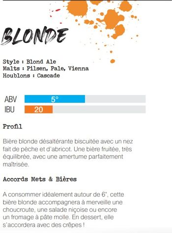Bière Blonde 75cl 3