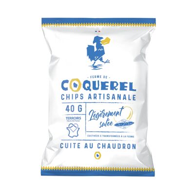 Le Chips Coquerel - Leggermente salate - 40gr