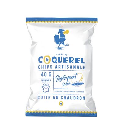 Le Chips Coquerel - Leggermente salate - 40gr