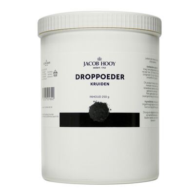 Droppoeder pot 250gr