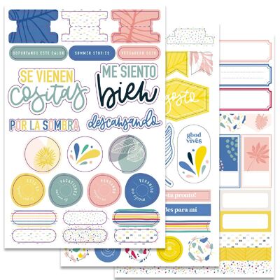 EXTRA Set of Die Cuts + Stickers + Labels HOLIDAY
