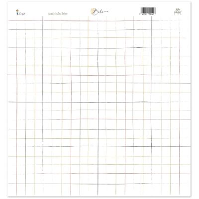 BOHO "Grid" 12x12 one-sided paper