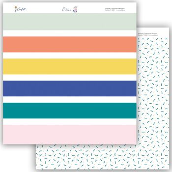 Papiers Scrapbooking 12x12" Bikini 1 Face 2