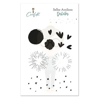 Sparkles Gaia Scrapbooking Stamps