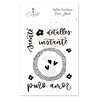 Pure Love Gaia Scrapbooking Stamps