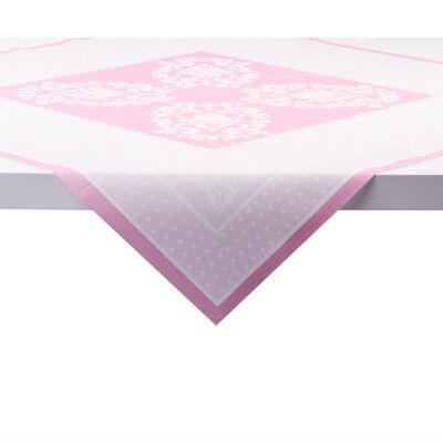 Mantel desechable Bine en rosa de Linclass® Airlaid 80 x 80 cm, 1 pieza
