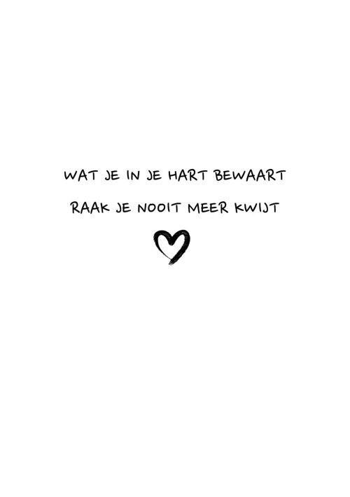 Los Kaartje - Wat je in je hart bewaard raak je nooit meer kwijt