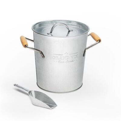 Wine cooler & ice bucket, Grand Vin, metal