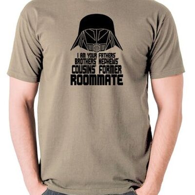 Spaceballs inspiriertes T-Shirt - Ich bin dein Vater, Bruder, Neffe, Cousin, ehemaliger Mitbewohner, khaki