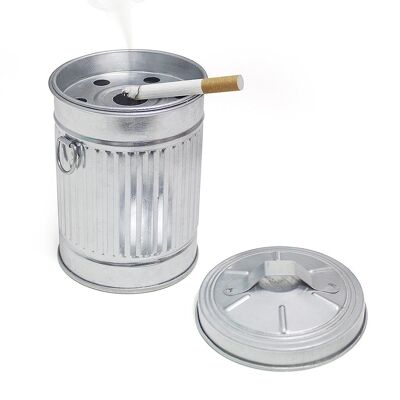 Ashtray, Garbage, metal, 13cm