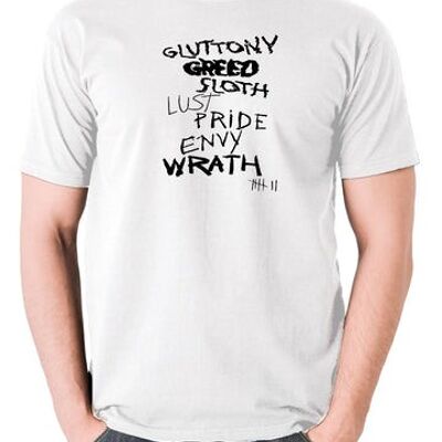 Seven Inspired T Shirt - Seven Deadly Sins white