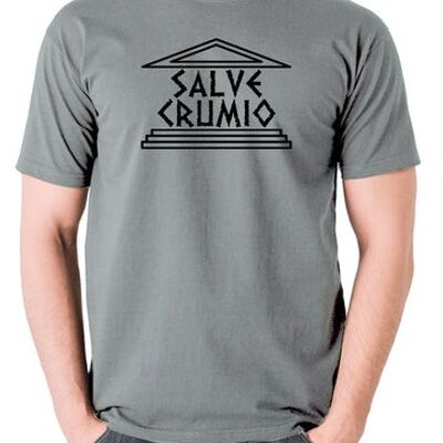 Plebs Inspired T Shirt - Salve Grumio grey