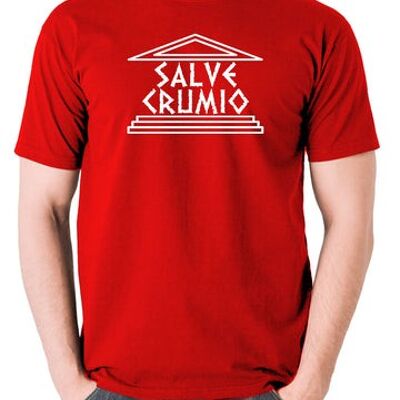 Plebs inspiriertes T-Shirt - Salve Grumio rot