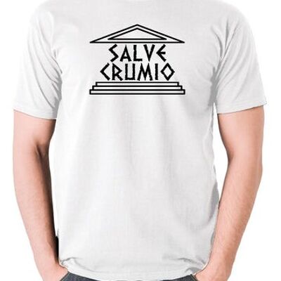 Plebs inspiriertes T-Shirt - Salve Grumio weiß