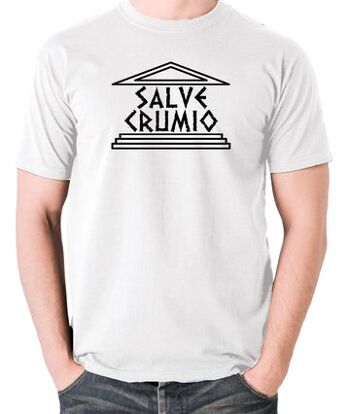 T-shirt inspiré de Plebs - Salve Grumio blanc