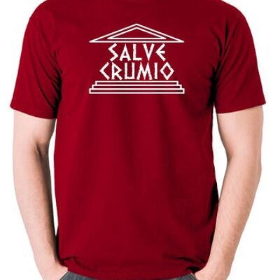 Plebs Inspired T Shirt - Salve Grumio brique rouge