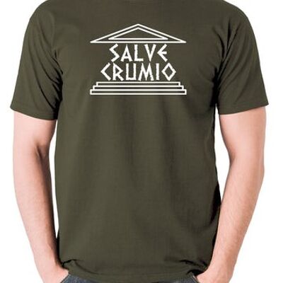 Plebs inspiriertes T-Shirt - Salve Grumio olive