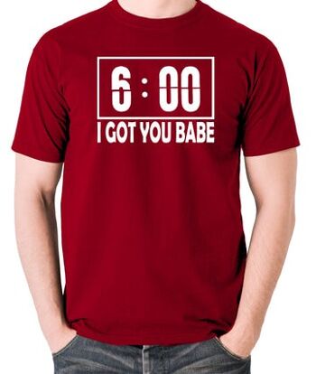T-shirt inspiré du jour de la marmotte - I Got You Babe rouge brique