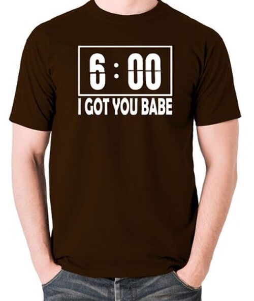 Groundhog Day Inspired T Shirt - I Got You Babe chocolate