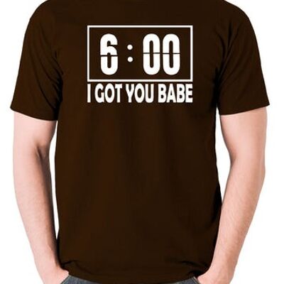 Camiseta inspirada en el Día de la Marmota - I Got You Babe chocolate