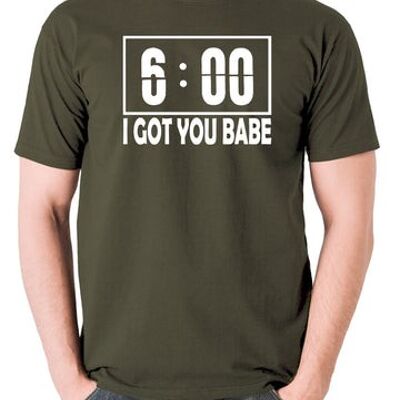 Groundhog Day Inspired T Shirt - I Got You Babe olive