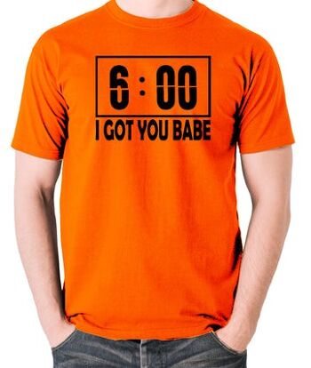 T-shirt inspiré du jour de la marmotte - I Got You Babe orange