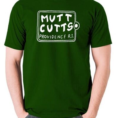 T-shirt ispirata allo scemo e allo scemo - Mutt Cutts verde