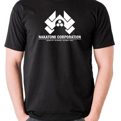 Die Hard inspirierte Tasse – Nakatomi Corporation Century City Los Angeles California 90213 schwarz