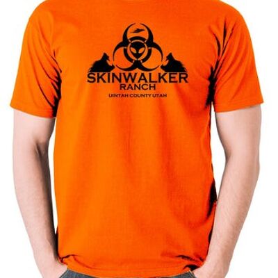 Camiseta OVNI - Skinwalker Ranch naranja