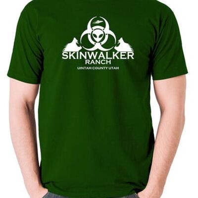 Camiseta OVNI - Skinwalker Ranch verde