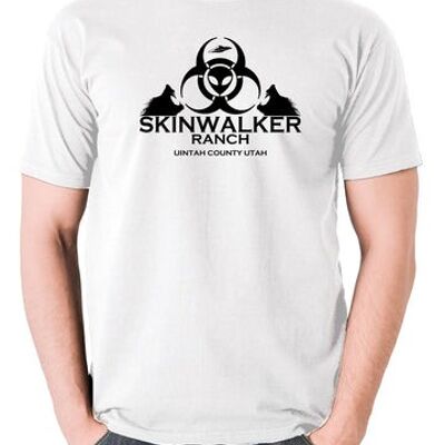 T Shirt UFO - Skinwalker Ranch blanc