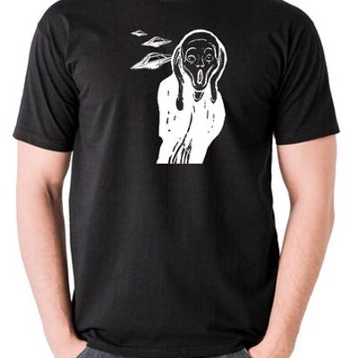 Camiseta OVNI - Scream negro