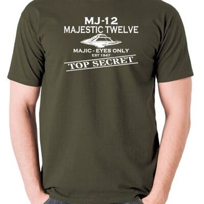 UFO-T-Shirt - Majestic 12 olive