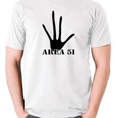 UFO T Shirt - Area 51 white