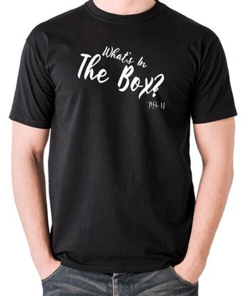 Seven Inspired T Shirt - What's In The Box? black