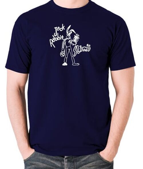 Pulp Fiction Inspired T Shirt - Jack Rabbit Slims navy