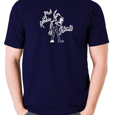 Pulp Fiction Inspired T Shirt - Jack Rabbit Slims navy